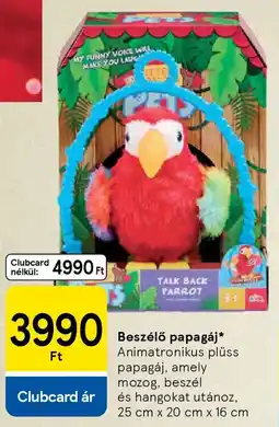 Tesco Beszélő papagáj ajánlat