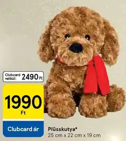 Tesco Plüsskutya ajánlat
