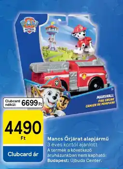 Tesco Mancs Őrjárat alapjármű ajánlat