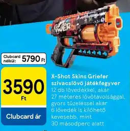Tesco X-Shot Skins Griefer szivacslövő játékfegyver ajánlat