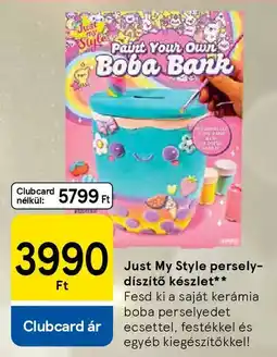 Tesco Just My Style persely- díszítő készlet ajánlat