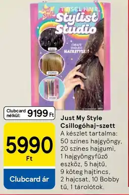 Tesco Just My Style Csillogóhaj-szett ajánlat