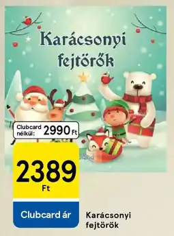 Tesco Karácsonyi fejtörők ajánlat