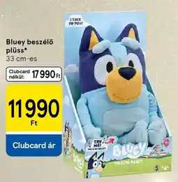 Tesco Bluey beszélő plüss ajánlat