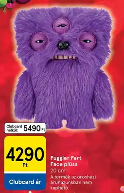 Tesco Fuggler Fart Face plüss ajánlat