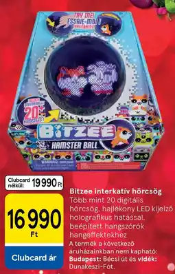 Tesco Bitzee interkatív hörcsög ajánlat