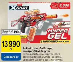 Tesco X-Shot Hyper Gel Stinger zselégolyólövő fegyver ajánlat
