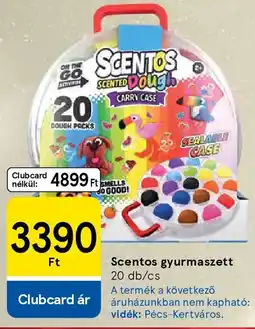 Tesco Scentos gyurmaszett ajánlat