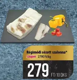 Coop Régimódi sózott szalonna ajánlat