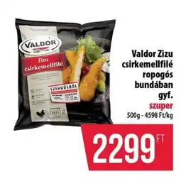 Coop Valdor Zizu csirkemellfilé ropogós bundában gyf. ajánlat