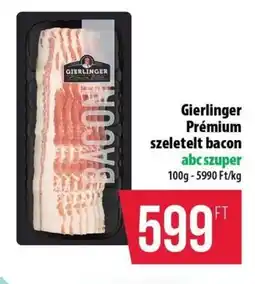 Coop Gierlinger Prémium szeletelt bacon ajánlat