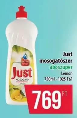 Coop Just mosogatószer ajánlat