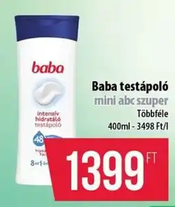 Coop Baba testápoló ajánlat