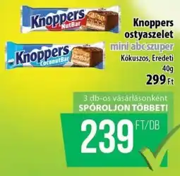 Coop Knoppers ostyaszelet ajánlat