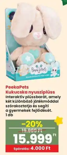 Spar PeekaPets Kukucska nyusziplüss ajánlat
