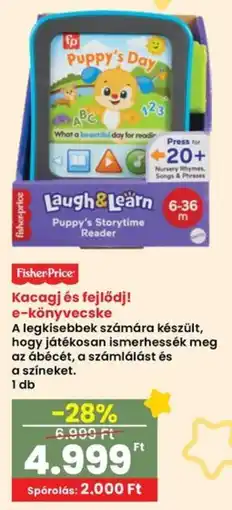 Spar Fisher-Price Kacagj és fejlődj! e-könyvecske ajánlat