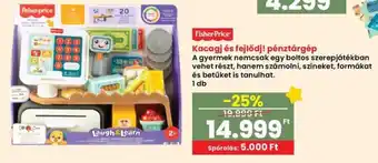 Spar Fisher-Price Kacagj és fejlődj! pénztárgép ajánlat