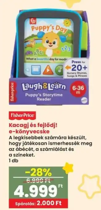 Spar Fisher-Price Kacagj és fejlődj! e-könyvecske ajánlat