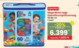Spar Fisher-Price Mega Bloks, klasszikus építőcsomag ajánlat