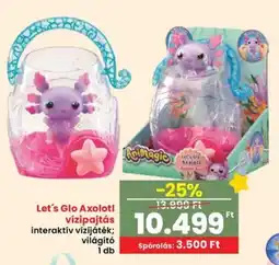 Spar Let's Glo Axolotl vizipajtás ajánlat