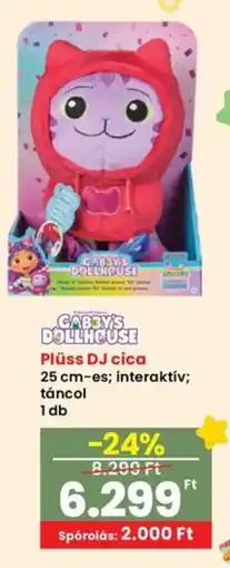 Spar GABBY'S DOLLHOUSE Plüss DJ cica ajánlat