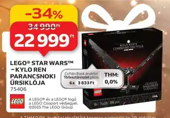 LEGO STAR WARS – KYLO REN PARANCSNOKI ŰRSIKLÓJA