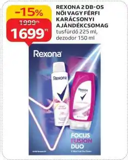 Auchan REXONA 2 DB-OS NŐI VAGY FÉRFI KARÁCSONYI AJÁNDÉKCSOMAG ajánlat