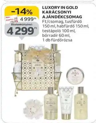 LUXORY IN GOLD KARÁCSONYI AJÁNDÉKCSOMAG