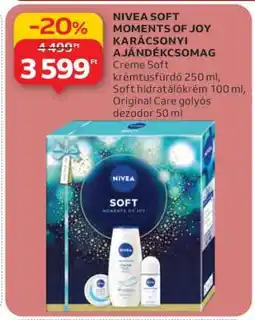 Auchan NIVEA SOFT MOMENTS OF JOY KARÁCSONYI AJÁNDÉKCSOMAG ajánlat