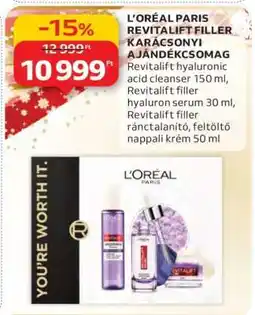 Auchan L'ORÉAL PARIS REVITALIFT FILLER KARÁCSONYI AJÁNDÉKCSOMAG ajánlat