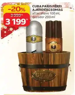 Auchan CUBA PARIS FÉRFI AJÁNDÉKCSOMAG ajánlat