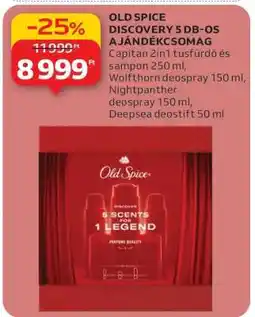 Auchan OLD SPICE DISCOVERY 5 DB-OS AJÁNDÉKCSOMAG ajánlat
