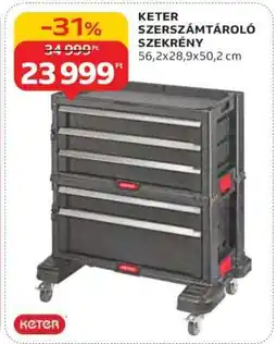 Auchan KETER SZERSZÁMTÁROLÓ SZEKRÉNY ajánlat