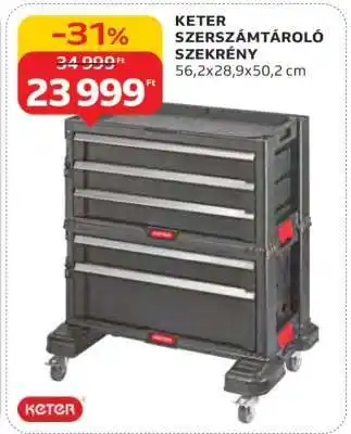 Auchan KETER SZERSZÁMTÁROLÓ SZEKRÉNY ajánlat