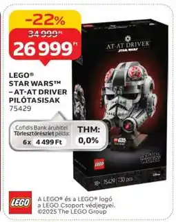 Auchan LEGO STAR WARS – AT-AT DRIVER PILÓTASISAK 75429 ajánlat