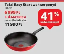 Auchan Tefal Easy Start wok serpenyő ajánlat