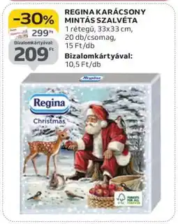 Auchan REGINA KARÁCSONY MINTÁS SZALVÉTA ajánlat
