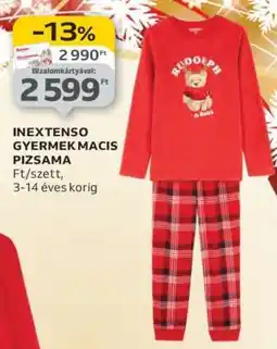 Auchan INEXTENSO GYERMEK MACIS PIZSAMA ajánlat
