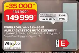 Auchan WHIRLPOOL WHKS1341G4E ALULFAGYASZTÓS HŰTŐSZEKRÉNY ajánlat