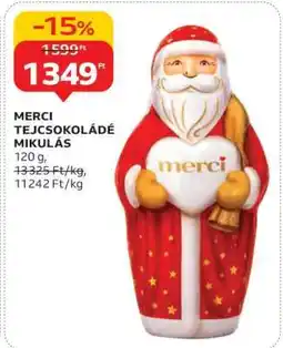 Auchan Merci Tejcsokoládé Mikulás ajánlat