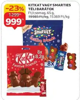 Auchan KITKAT VAGY SMARTIES TÉLI BARÁTOK ajánlat