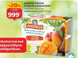 Auchan ANDROS VEGÁN GYÜMÖLCSDESSZERT ajánlat