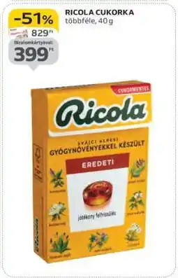 Auchan Ricola cukorka ajánlat