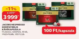 Auchan Jacobs Nespresso Kompatibilis Kávékapszula ajánlat