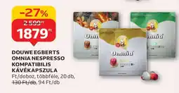 Auchan Douwe Egberts Omnia Nespresso Kompatibilis Kávékapszula ajánlat