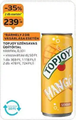 Auchan TOPJOY SZÉNSAVAS ÜDÍTŐITAL ajánlat