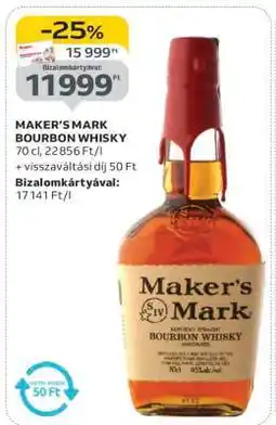 Auchan MAKER'S MARK Bourbon Whisky ajánlat