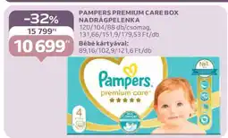 Auchan PAMPERS PREMIUM CARE BOX NADRÁGPELENKA ajánlat