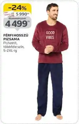 Auchan FÉRFI HOSSZÚ PIZSAMA ajánlat