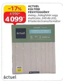 Auchan ACTUEL Kültéri Fényfüggöny ajánlat